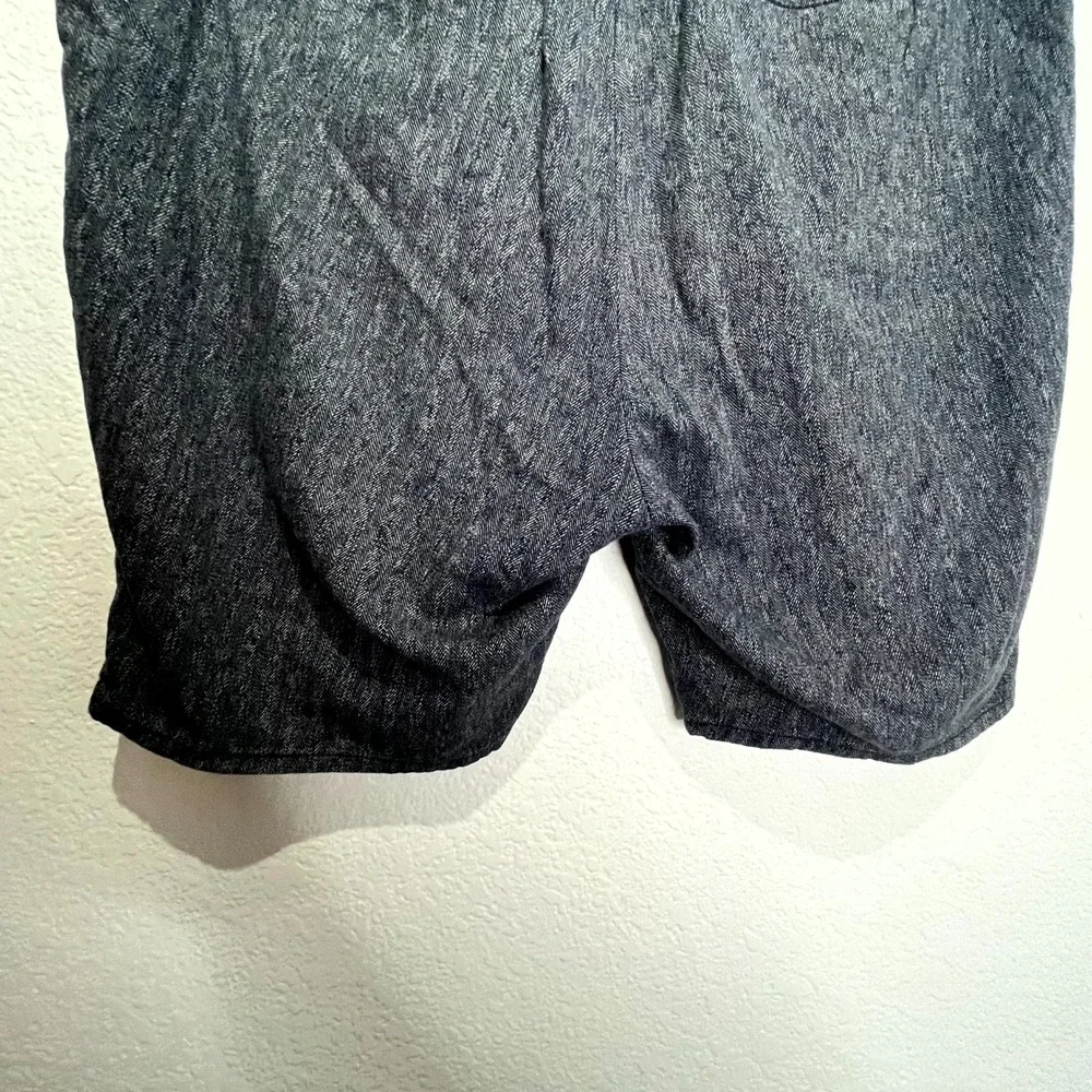 California‎ Republic Bullhead Denim Co Skinny Shorts Mens W38 Gray Herringbone
